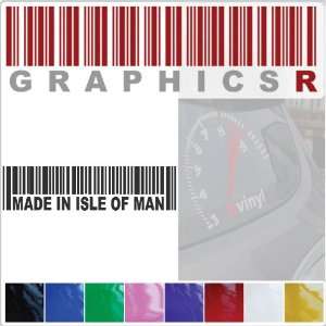   Graphic   Barcode UPC Pride Patriot Made In Isle Of Man A408   Chrome