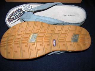 Flat Tire Footwear Antigua Womens Leather Thong Sandals  