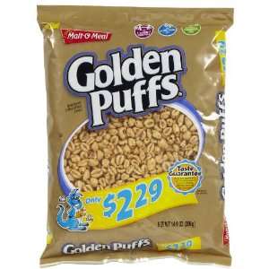 Malt O Meal Golden Puffs Cereal, 14 oz  Grocery & Gourmet 