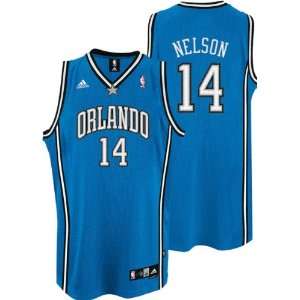  Jameer Nelson Jersey adidas Blue Swingman #14 Orlando 