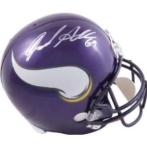 Jared Allen Autographed Helmet  Details: Minnesota Vikings, Riddell 