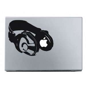  Headphones MacBook Decal Mac Apple skin sticker 