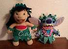rare large plush 13 lilo stitch dolls hula outfit kk expedited 