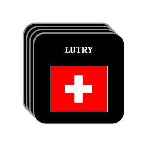  Switzerland   LUTRY Set of 4 Mini Mousepad Coasters 