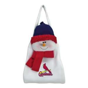 St. Louis Cardinals Snowman Winter Holiday Door Sack   MLB 