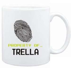  Mug White  Property of _ Trella   Fingerprint  Female 