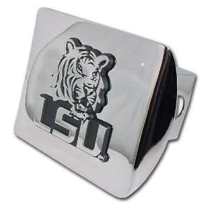  LSU Tiger Mascot Chrome Hitch Cover Automotive