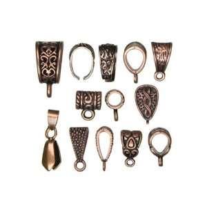  13pc Mix Bail Pack Copper   Jewelry Basics Finding Arts 