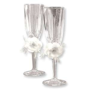  Ivory Somerset Crystal Flutes: Jewelry