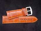 Wide Leather Watch Band Brown Leopard color Strap 28mm K14