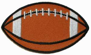 K01 Football Iron On Applique Patch Lot of 3  