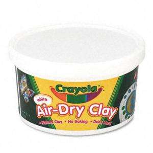 NEW Crayola® Air Dry Clay, White, 2 1/2 lbs 575050  