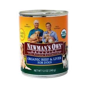   Newmans Own Organics Beef & Liver Canned Dog Food