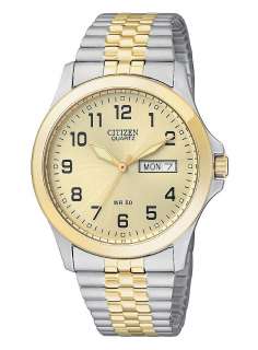 Citizen BF0574 92P Mens Two Tone Band Dress Watch  