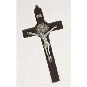  INRI Crucifix with St. Benedict Medal: Home & Kitchen