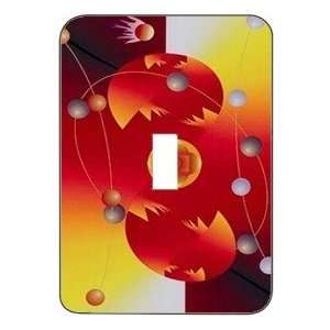 Light Switchplate Cover   Single Toggle   Metal Designer Switch Plate 