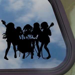  K on Logo Anime Cartoon Music Band Black Decal Car Sticker 