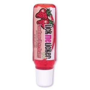  Lick Me Licker Flavored Personal Lubricant Strawberry 4 oz 