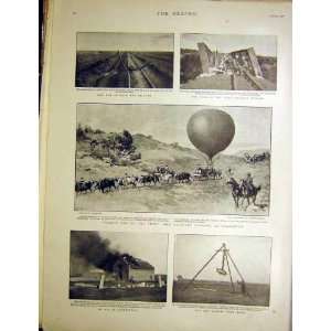   Balloon Kroonstad Kaffirs Boer War Africa 1900