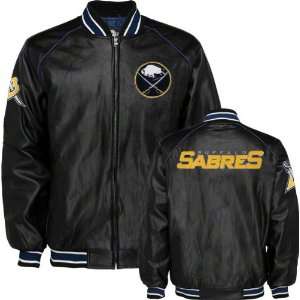    Buffalo Sabres Faux Leather Varsity Jacket