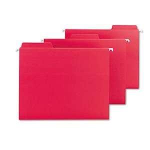  FasTab Hanging File Folders Letter Red 18/Box Electronics