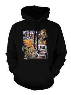 Fire And Rescue Firefighter American Heroes Hot Hoodie  
