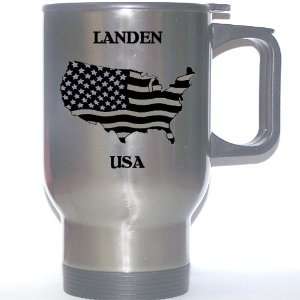  US Flag   Landen, Ohio (OH) Stainless Steel Mug 