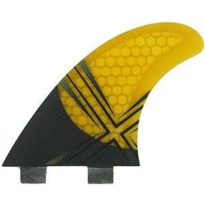  Kinetik Racing Andy Irons Carbo Tune FCS Yellow Fin 