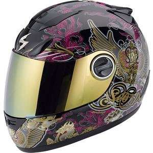  Scorpion Womens EXO 750 Kingdom Helmet   X Large/Black 