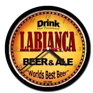  LABIANCA beer and ale cerveza wall clock: Everything Else
