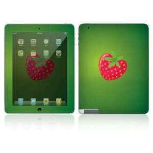  Apple iPad 2, New iPad 3 Decal Skin Sticker   StrawBerry 
