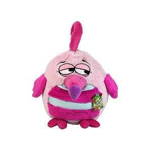 KooKoo Daddy Birds 12 Inch DELUXE Plush Hot Pink Bird of Paradise with 
