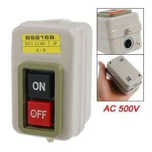  AC 500V 2.2Kw ON OFF Control Pushbutton Swtich Station 