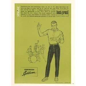  1966 Advertisement Osh Kosh Sportswear Musicians 