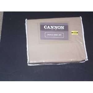  Cannon Twin XL Sheet Set Taupe
