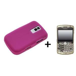  Hot Pink Silicone Soft Skin Case Cover for Blackberry Bold 