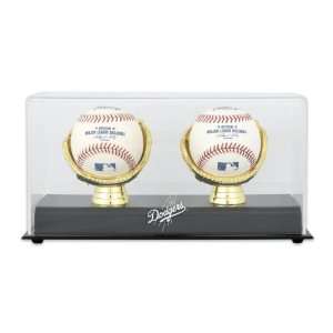   Glove MLB Double Baseball Dodgers Logo Display Case: Sports & Outdoors