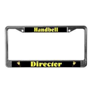  Handbell Director Black Music License Plate Frame by 