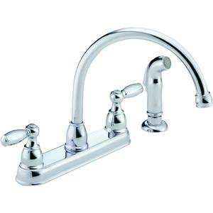   : Delta Faucet #P99575LF Chrome 2Hand Lever Faucet: Home Improvement