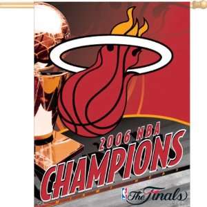 Miami Heat 2006 NBA Champions Banner 