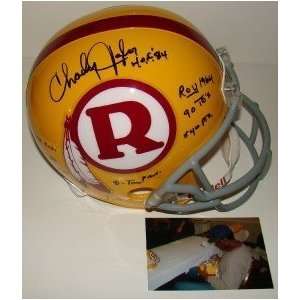  Charley Taylor Autographed Helmet   LE 10 8 INSCRIPTIONS F 