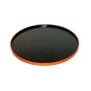   Japanese Black/Red ABS Plastic Round Tray   16 Kitchen & Dining