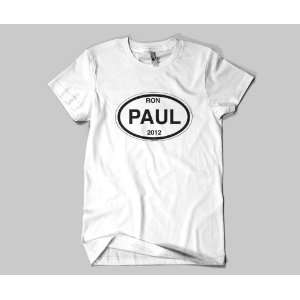  Ron Paul 2012 Oval Logo T shirt: Sports & Outdoors
