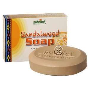  Madina Sandalwood Soap 3.5ozx6 Bars 100% Vegetable Base 