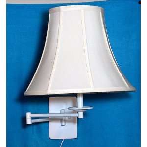  Swing Arm Wall Lamps Pair of Two White
