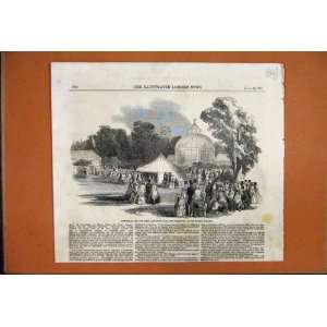  Birmingham Great Exhibition 1851 Fete Champetre Botanic 