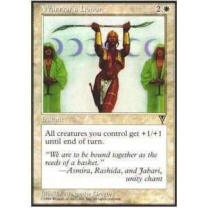    Magic the Gathering   Warriors Honor   Visions Toys & Games