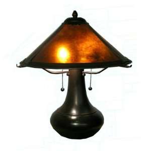  23 Amber Mica Table Desk Lamp: Home Improvement