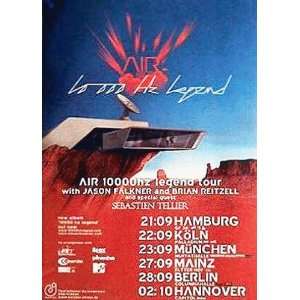  Air Germany Original Concert Tour Poster 2002: Home 