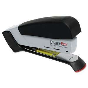   Stapler, Staples 20 Sheets, Rubber Handle, Black/Gray: Office Products